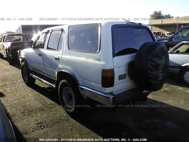 JT3VN39W6M8032396 - 1991 TOYOTA 4RUNNER VN39 SR5 WHITE photo 3