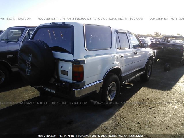 JT3VN39W6M8032396 - 1991 TOYOTA 4RUNNER VN39 SR5 白色 照片 4