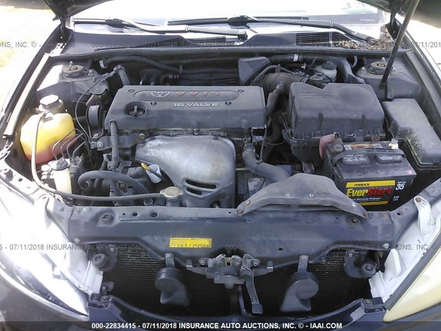 JTDBE32K463052149 - 2006 TOYOTA CAMRY LE/XLE BLACK photo 10