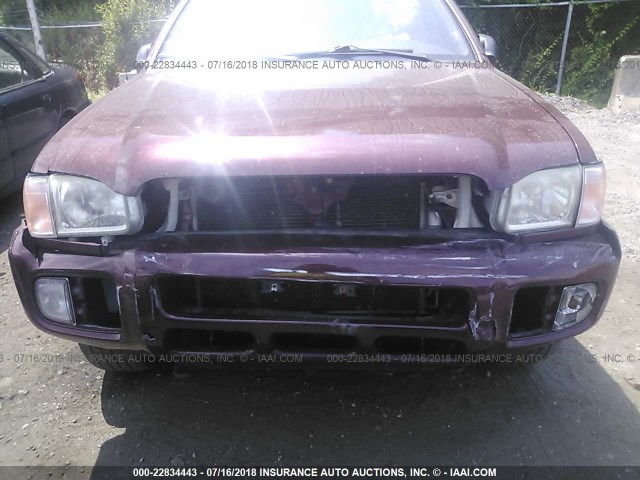 JN8DR09Y54W921217 - 2004 NISSAN PATHFINDER LE/SE RED photo 6