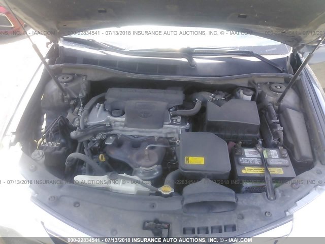 4T1BF1FK7CU098491 - 2012 TOYOTA CAMRY SE/LE/XLE GRAY photo 10