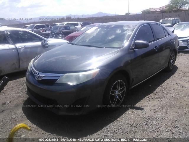 4T1BF1FK7CU098491 - 2012 TOYOTA CAMRY SE/LE/XLE GRAY photo 2
