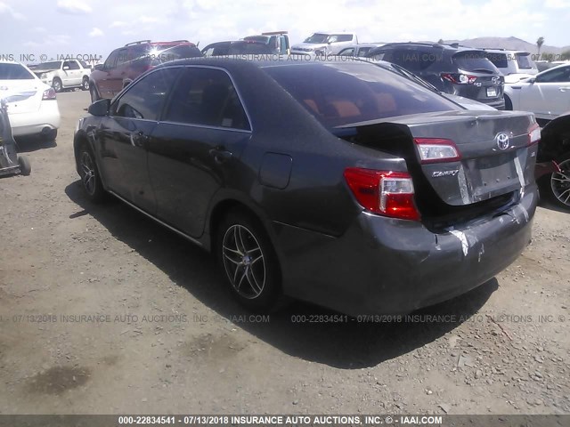 4T1BF1FK7CU098491 - 2012 TOYOTA CAMRY SE/LE/XLE GRAY photo 3
