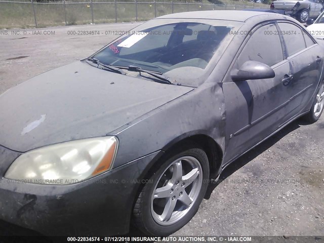 1G2ZG58NX74134540 - 2007 PONTIAC G6 SE GRAY photo 6