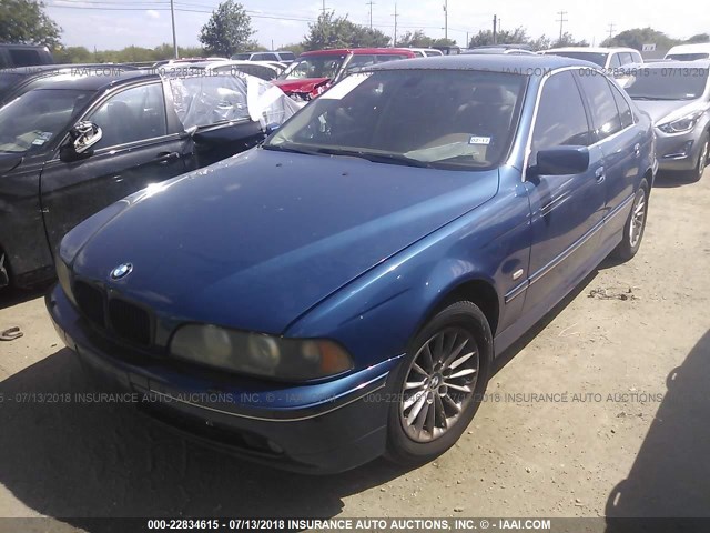 WBADN63473GN88167 - 2003 BMW 540 I AUTOMATIC BLUE photo 2