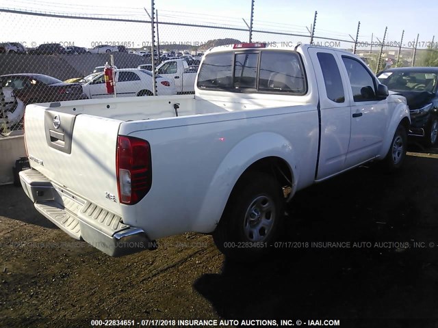 1N6BD06T47C454532 - 2007 NISSAN FRONTIER KING CAB XE WHITE photo 4