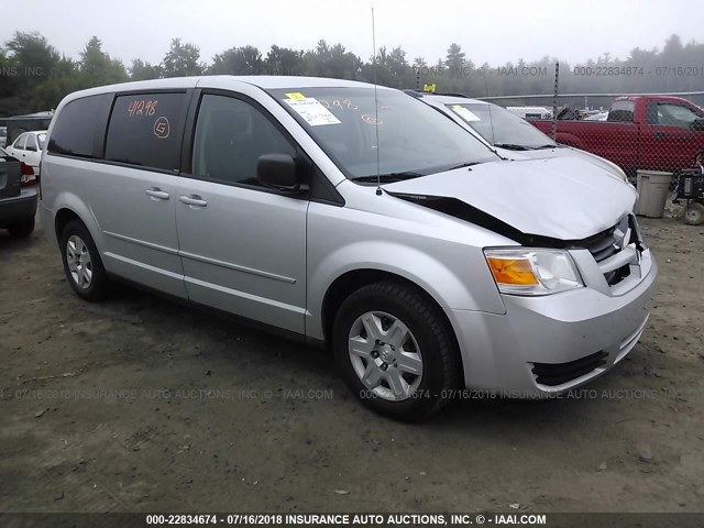 1D8HN44E99B518113 - 2009 DODGE GRAND CARAVAN SE SILVER photo 1