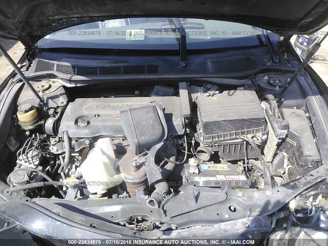 4T1BE46K07U706524 - 2007 TOYOTA CAMRY NEW GENERAT CE/LE/XLE/SE BLACK photo 10