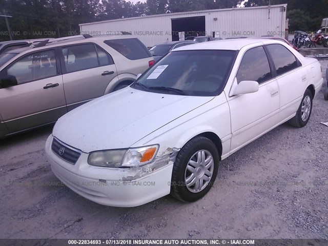 4T1BG22K41U848211 - 2001 TOYOTA CAMRY CE/LE/XLE WHITE photo 2