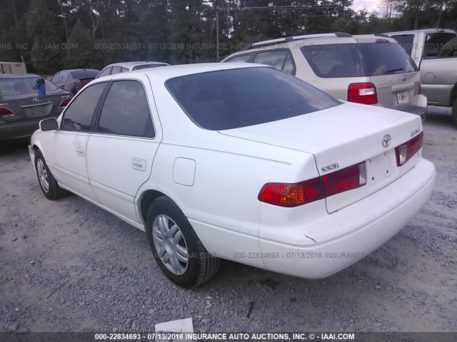 4T1BG22K41U848211 - 2001 TOYOTA CAMRY CE/LE/XLE WHITE photo 3