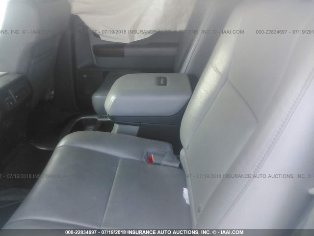 5TDDW5G12FS125311 - 2015 TOYOTA SEQUOIA PLATINUM WHITE photo 8