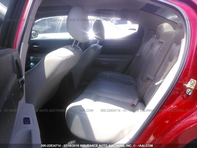 2B3KA43G76H222322 - 2006 DODGE CHARGER SE/SXT RED photo 8