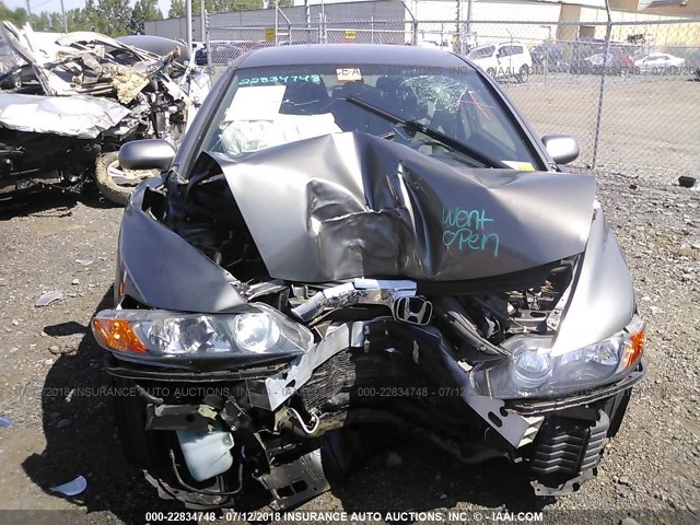 1HGFA16507L107883 - 2007 HONDA CIVIC LX GRAY photo 10