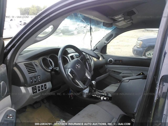 5TFLU4EN6CX047428 - 2012 TOYOTA TACOMA DOUBLE CAB შავი ფოტო 5