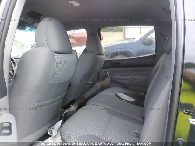 5TFLU4EN6CX047428 - 2012 TOYOTA TACOMA DOUBLE CAB შავი ფოტო 8