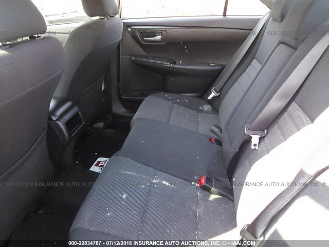 4T4BF1FK0FR497818 - 2015 TOYOTA CAMRY LE/XLE/SE/XSE BLACK photo 8