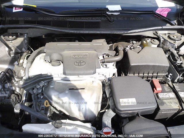 4T4BF1FKXGR560876 - 2016 TOYOTA CAMRY LE/XLE/SE/XSE GRAY photo 10