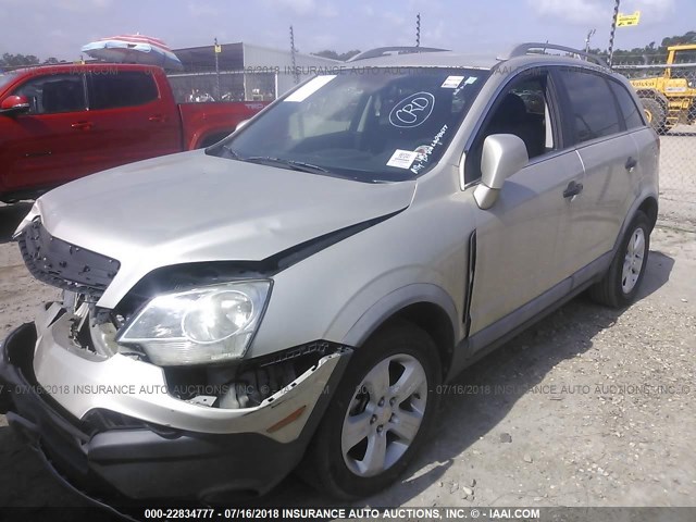 3GNAL2EK3DS640677 - 2013 CHEVROLET CAPTIVA LS 金色 照片 2