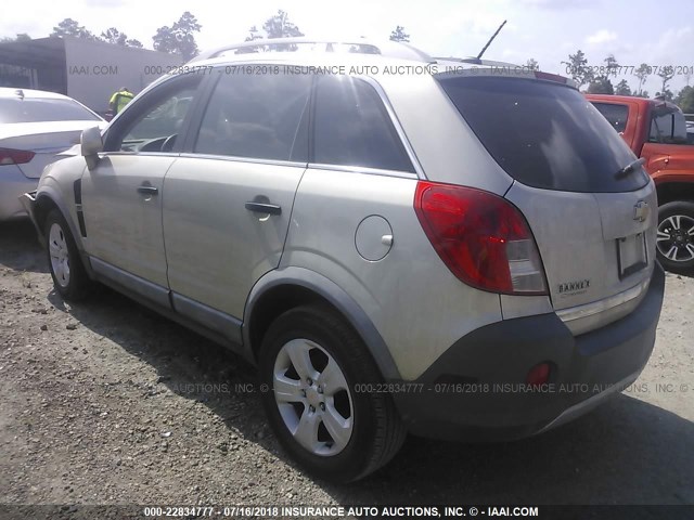 3GNAL2EK3DS640677 - 2013 CHEVROLET CAPTIVA LS GOLD photo 3