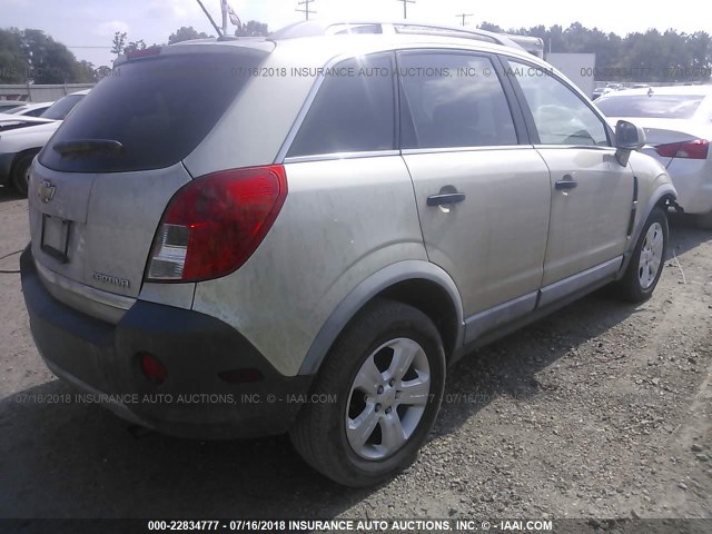 3GNAL2EK3DS640677 - 2013 CHEVROLET CAPTIVA LS 金色 照片 4