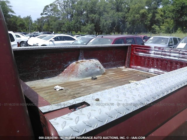 1FTHF25H4MKA04090 - 1991 FORD F250 RED photo 8
