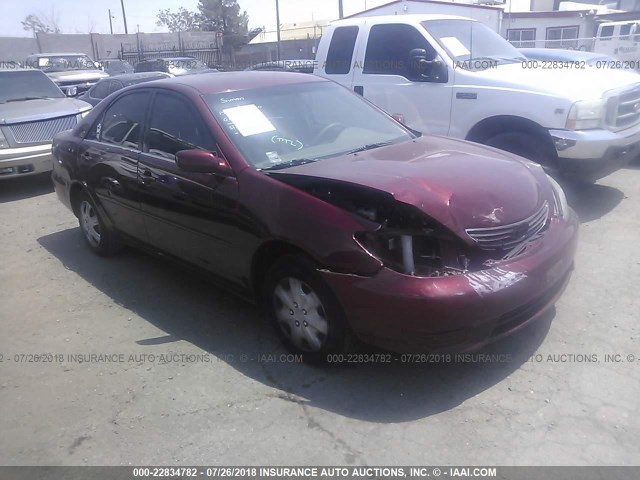 4T1BE32K75U385269 - 2005 TOYOTA CAMRY LE/XLE/SE RED photo 1