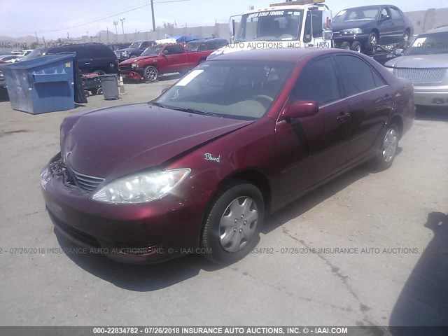 4T1BE32K75U385269 - 2005 TOYOTA CAMRY LE/XLE/SE Qırmızı foto 2