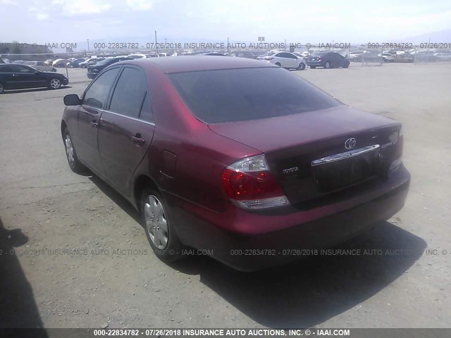 4T1BE32K75U385269 - 2005 TOYOTA CAMRY LE/XLE/SE Qırmızı foto 3
