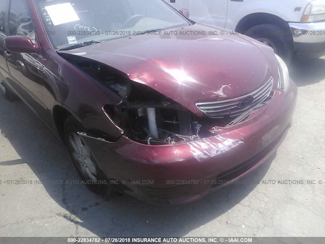 4T1BE32K75U385269 - 2005 TOYOTA CAMRY LE/XLE/SE Qırmızı foto 6