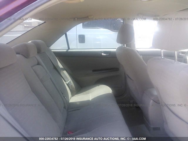 4T1BE32K75U385269 - 2005 TOYOTA CAMRY LE/XLE/SE Qırmızı foto 8