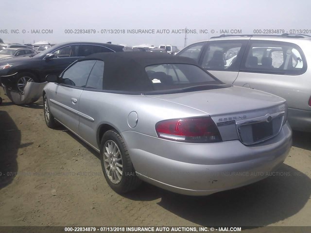 1C3EL55R15N707480 - 2005 CHRYSLER SEBRING TOURING SILVER photo 3