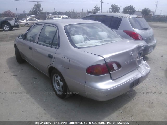 1NXBR12E8XZ195714 - 1999 TOYOTA COROLLA VE/CE/LE 棕色 照片 3