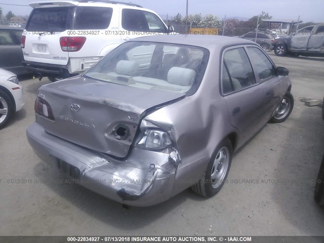 1NXBR12E8XZ195714 - 1999 TOYOTA COROLLA VE/CE/LE 棕色 照片 4