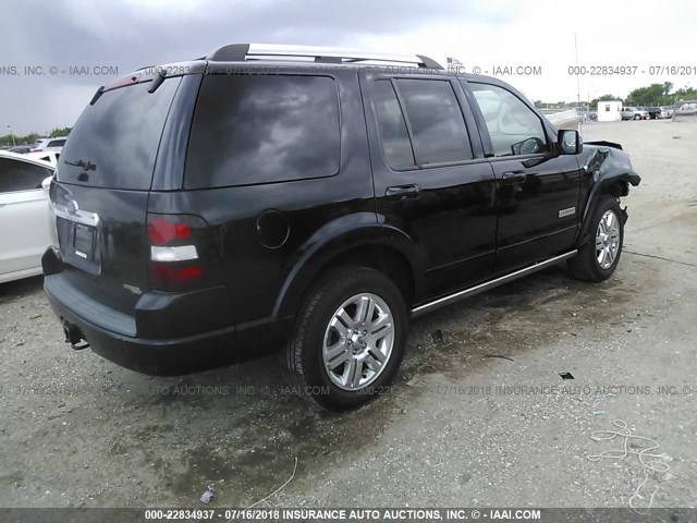 1FMEU65837UA61997 - 2007 FORD EXPLORER LIMITED 黑色 照片 4