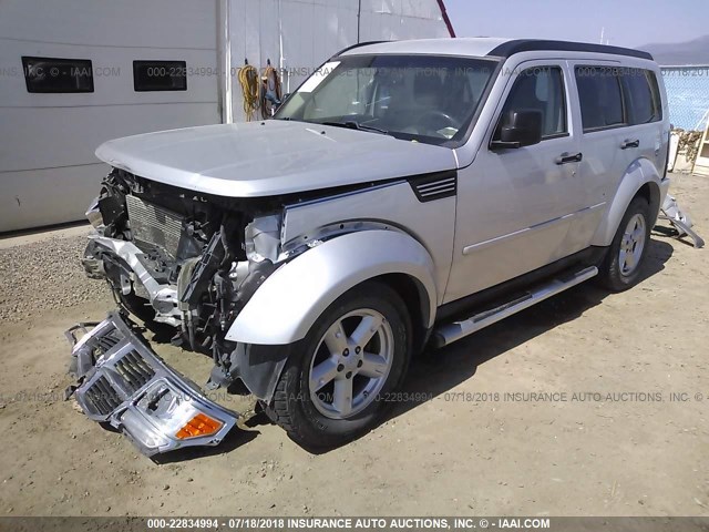 1D8GU58K69W544083 - 2009 DODGE NITRO SLT SILVER photo 2