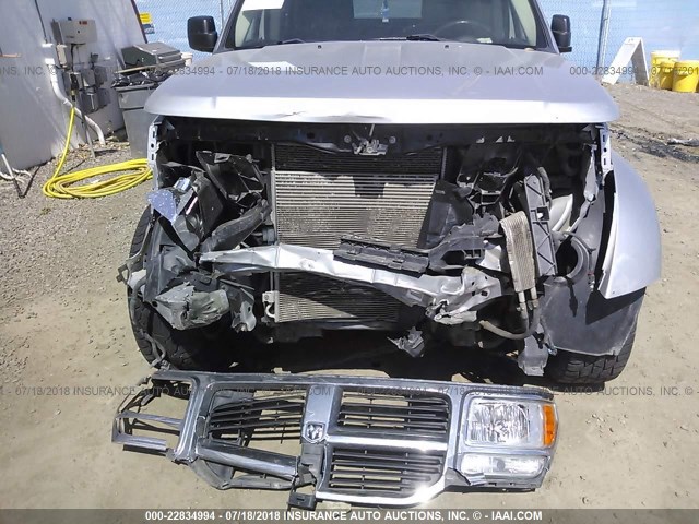 1D8GU58K69W544083 - 2009 DODGE NITRO SLT SILVER photo 6