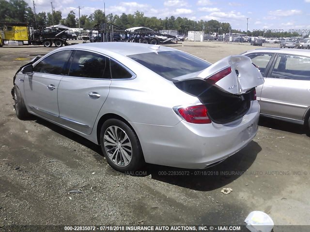 1G4ZP5SS4HU133312 - 2017 BUICK LACROSSE ESSENCE SILVER photo 3