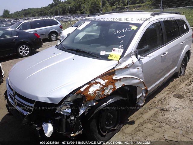 3D4PG4FB5BT516423 - 2011 DODGE JOURNEY EXPRESS SILVER photo 2