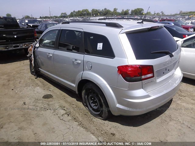 3D4PG4FB5BT516423 - 2011 DODGE JOURNEY EXPRESS SILVER photo 3