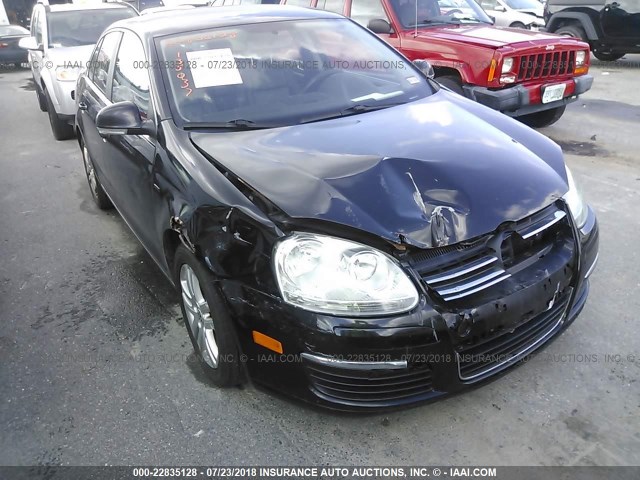 3VWEG71K77M131764 - 2007 VOLKSWAGEN JETTA WOLFSBURG 黑色 照片 6