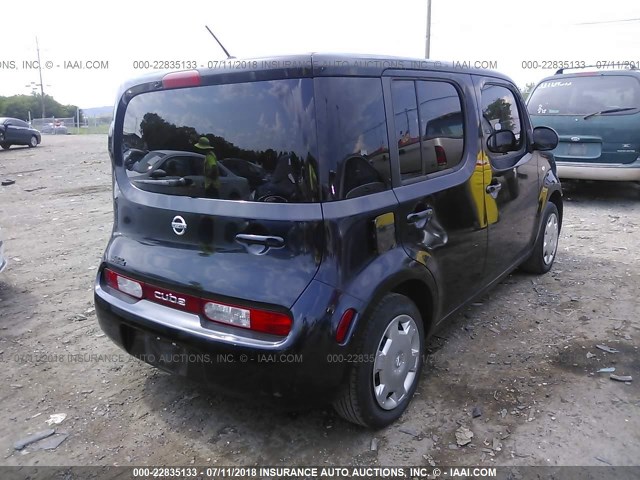 JN8AZ2KR7BT207346 - 2011 NISSAN CUBE S/SL/KROM BLACK photo 4