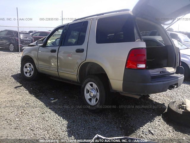 1FMZU62K53UC63638 - 2003 FORD EXPLORER XLS/XLS SPORT GOLD photo 3