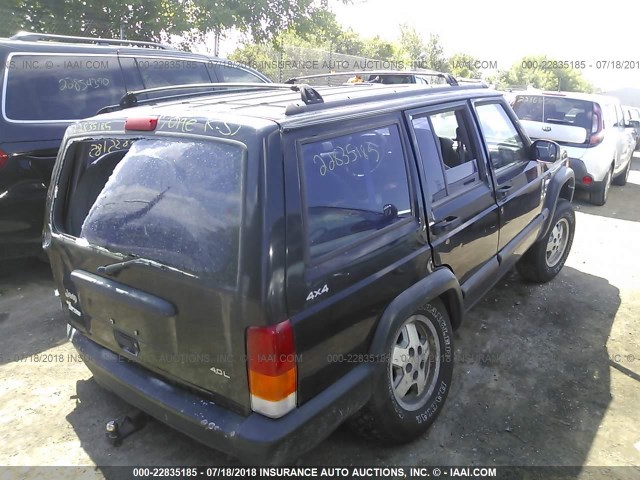 1J4FJ68S7WL116894 - 1998 JEEP CHEROKEE SPORT/CLASSIC BLACK photo 4