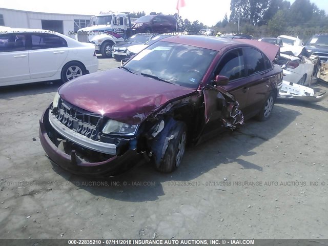 WVWPD63B7XE506411 - 1999 VOLKSWAGEN PASSAT GLX 栗色 照片 2