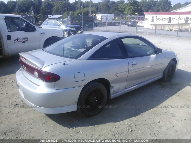 1G1JH12F757210977 - 2005 CHEVROLET CAVALIER LS SPORT SILVER photo 4