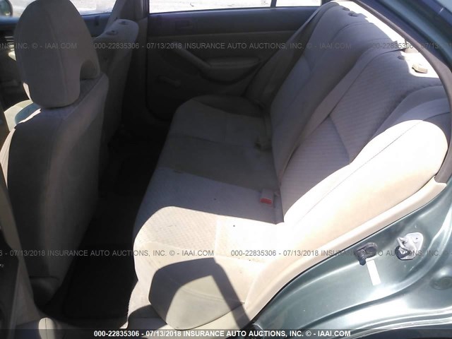 2HGES16374H585489 - 2004 HONDA CIVIC DX VP მწვანე ფოტო 8