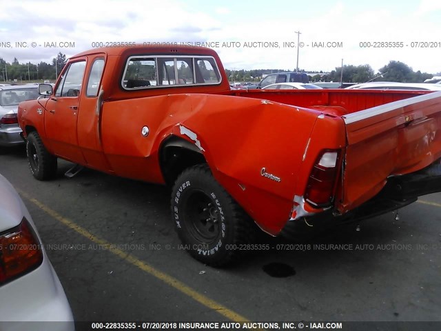 W17BE6S272648 - 1976 DODGE W100  RED photo 3