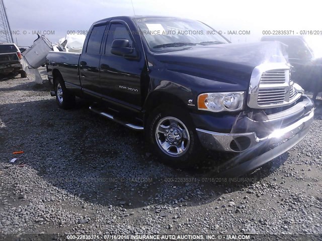 3D7KA28C03G858834 - 2003 DODGE RAM 2500 ST/SLT BLUE photo 1