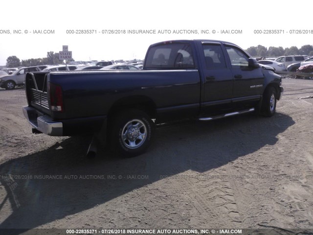 3D7KA28C03G858834 - 2003 DODGE RAM 2500 ST/SLT BLUE photo 4