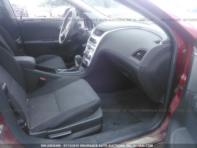 1G1ZC5E0XCF290617 - 2012 CHEVROLET MALIBU 1LT RED photo 5